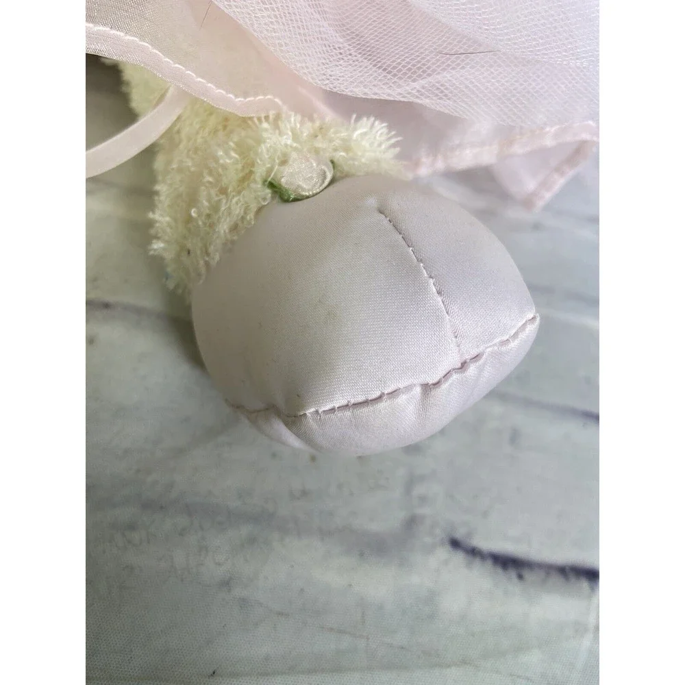 Bearington Collection Lil Ballerina Bunny Rabbit Plush Backpack Bag With Tutu
